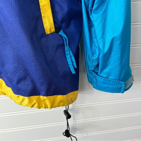 The North Face Vintage 80s Pullover Jacket Windbreaker Hooded Tri-Color Sz XL - Picture 5 of 9